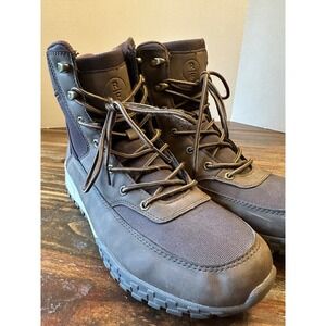 Reserved Footwear Men's Brown Gorpcore Combat Boots Style RF1109 US 8.5 EUR 41.5